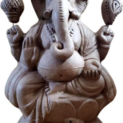 Ikshvaku Clay Lord Ganesha Idol