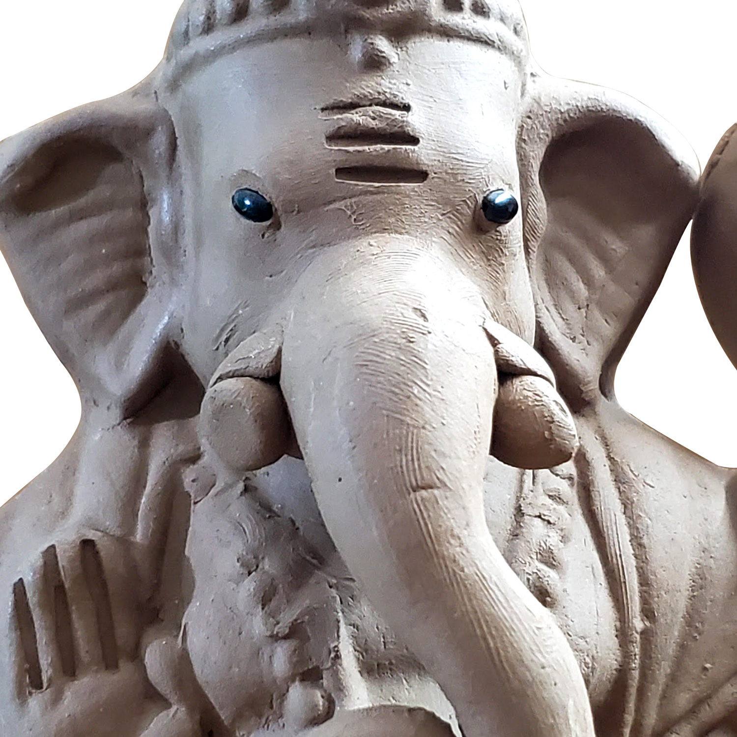 Ikshvaku Clay Lord Ganesha Idol - Image 2