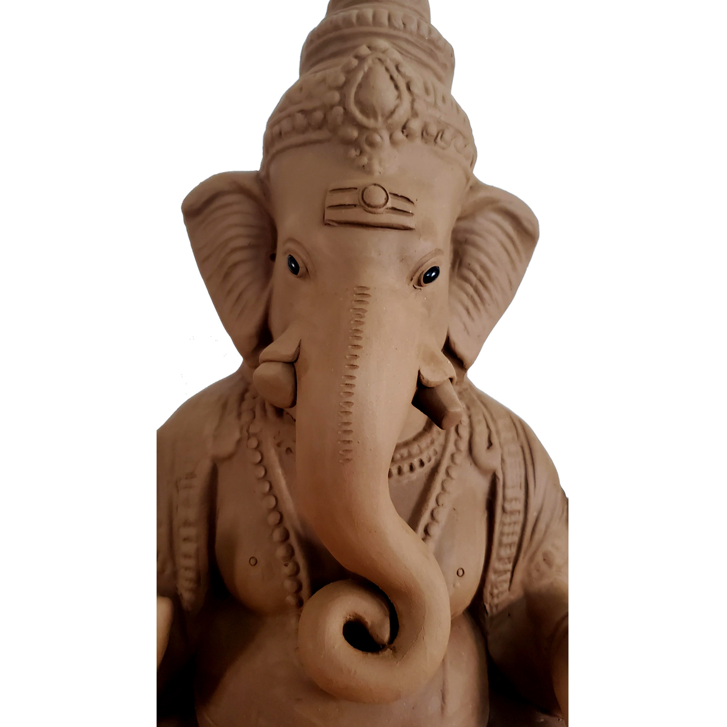 Ikshvaku Clay Lord Ganesha Idol - Image 9